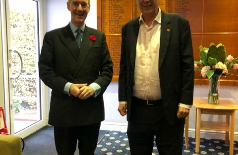 Chris Grayling MP and Jacob Rees Mogg MP